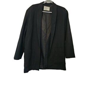 DAVID RAVEL San Francisco Vintage 80s Black Blazer Jacket Womens 10